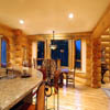 log home dining